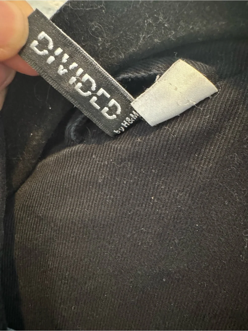 Divided pea coat